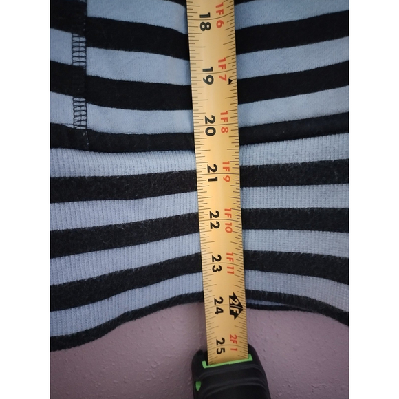 Lululemon Athletica Scuba Sea Stripe Fleece Hoodie Size 8 - Picture 11 of 12
